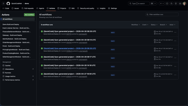 GitHub Actions workflows