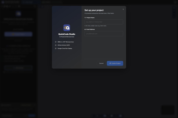 Create new project
